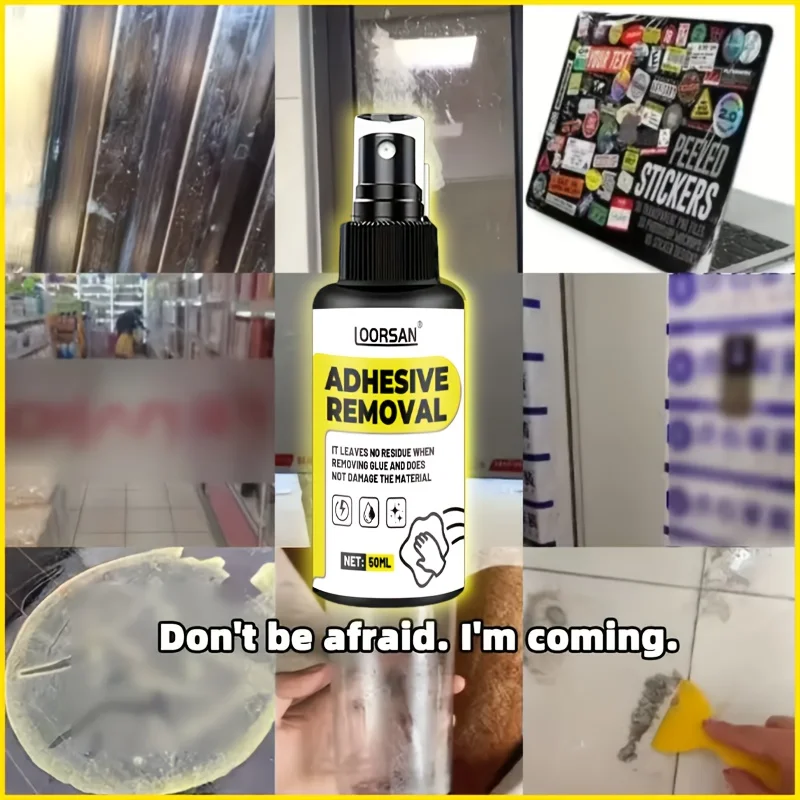 Multi-Purpose Adhesive Remover, Safe Residue Removal for Car Window Stickers,Quick Peel & Stick Off,Compatible with All Surfaces