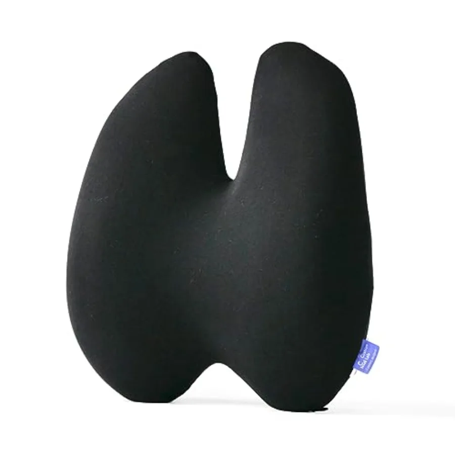 

Extra Dense Lumbar Pillow - Patented Ergonomic Multi-Region Firm Back Support for Lower Back Pain Relief - Lumbar Support Cushi