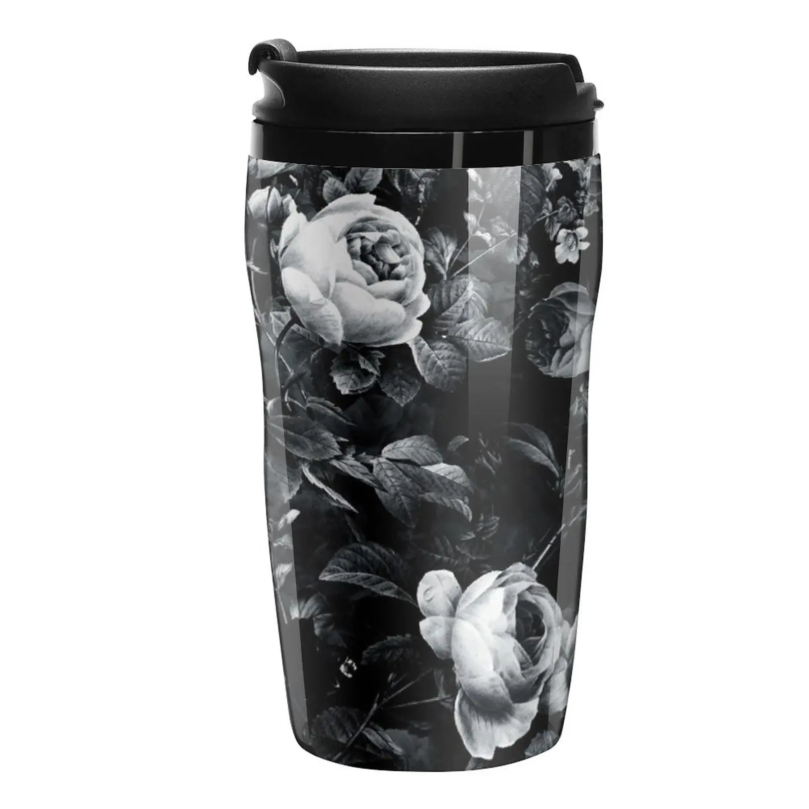 New Roses Black and White Travel Coffee Mug Coffee Mug Coffee Bottle Butterfly Cup Luxury Coffee Cups