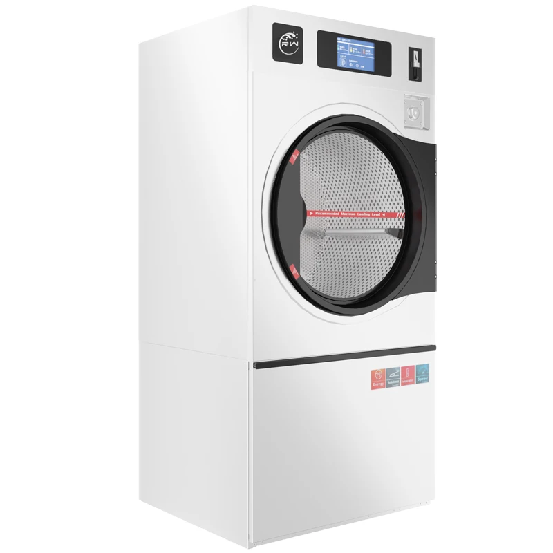 

Commercial Electric Gas Dryer Machine 22kg Capacity Energy-Saving Stainless Steel Housing for Laundromats Dry Cleaning Shops