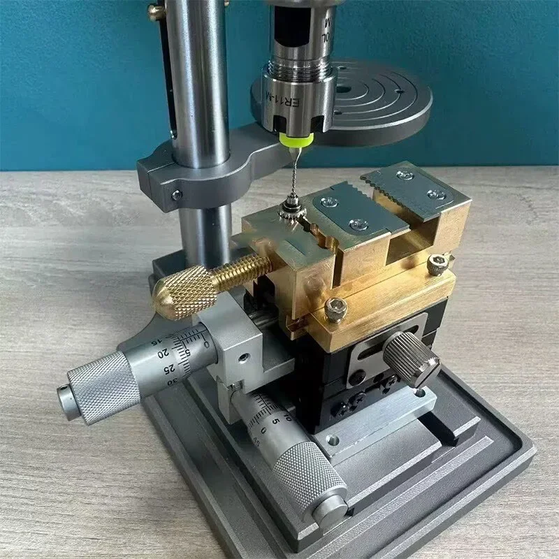 Watchmaker Tools 110-220V High Precision Bench Drill Broken Screw Extractor for Watch Crowns Drilling Machine
