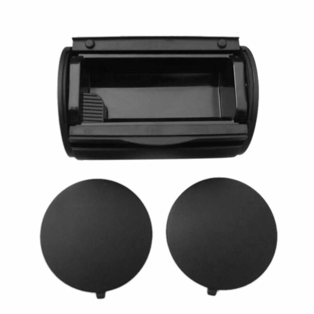 Car Rear Seat Ashtray Kit With Side Caps Portable Removable Car Ashtray Holder Ashtray Interior Trim Accessories