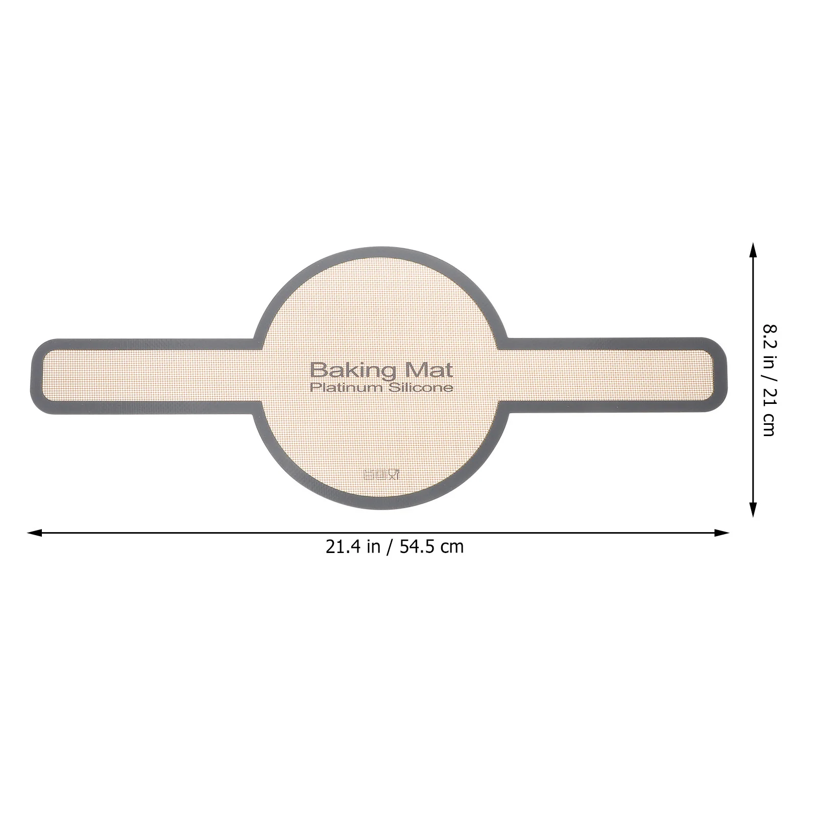 

1Pcs Baking Mat Non-Stick Dough Rolling Pad High Temperature Resistant Long Handles Kitchen Baking Tool