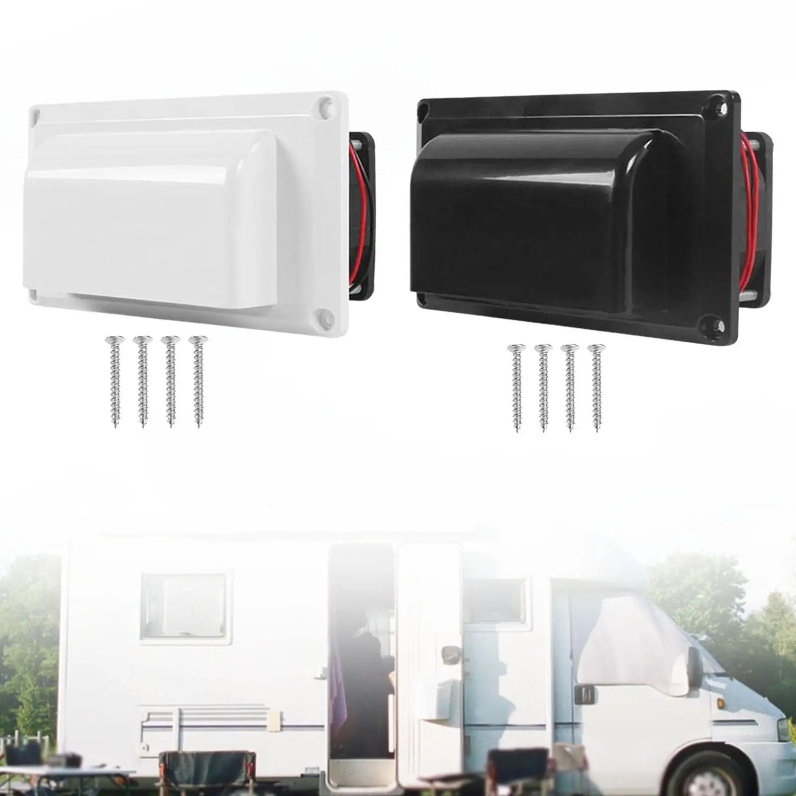 

12 В боковой вентилятор для автодома с 2 двигателями водонепроницаемой сборкой наружного вентиляционного отверстия