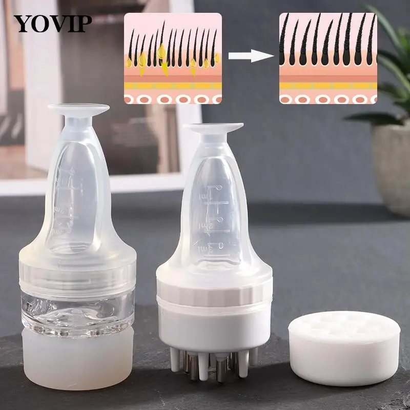 

Mini Portable Hair Roots Massage Medicine Comb Hair Scalp Applicator Liquid Comb For Hair Growth Serum Oil Nourish