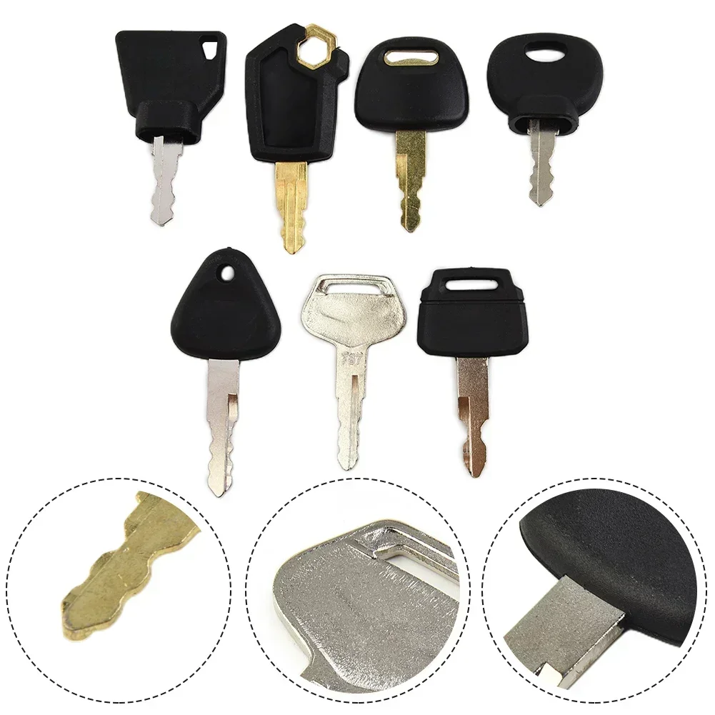 

7 X Car Construction Machine Keys 14607 5p8500 Excavator Construction Machinery Key For Jcb For Volvo Tractor Ignition Keys