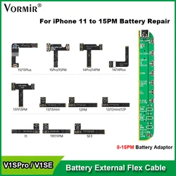 JCID JC V1SE V1S Pro Battery Repair Flex Tag On For iPhone 11 12 13 14 15 Pro Max SE3 Removing Warning Battery External Cable