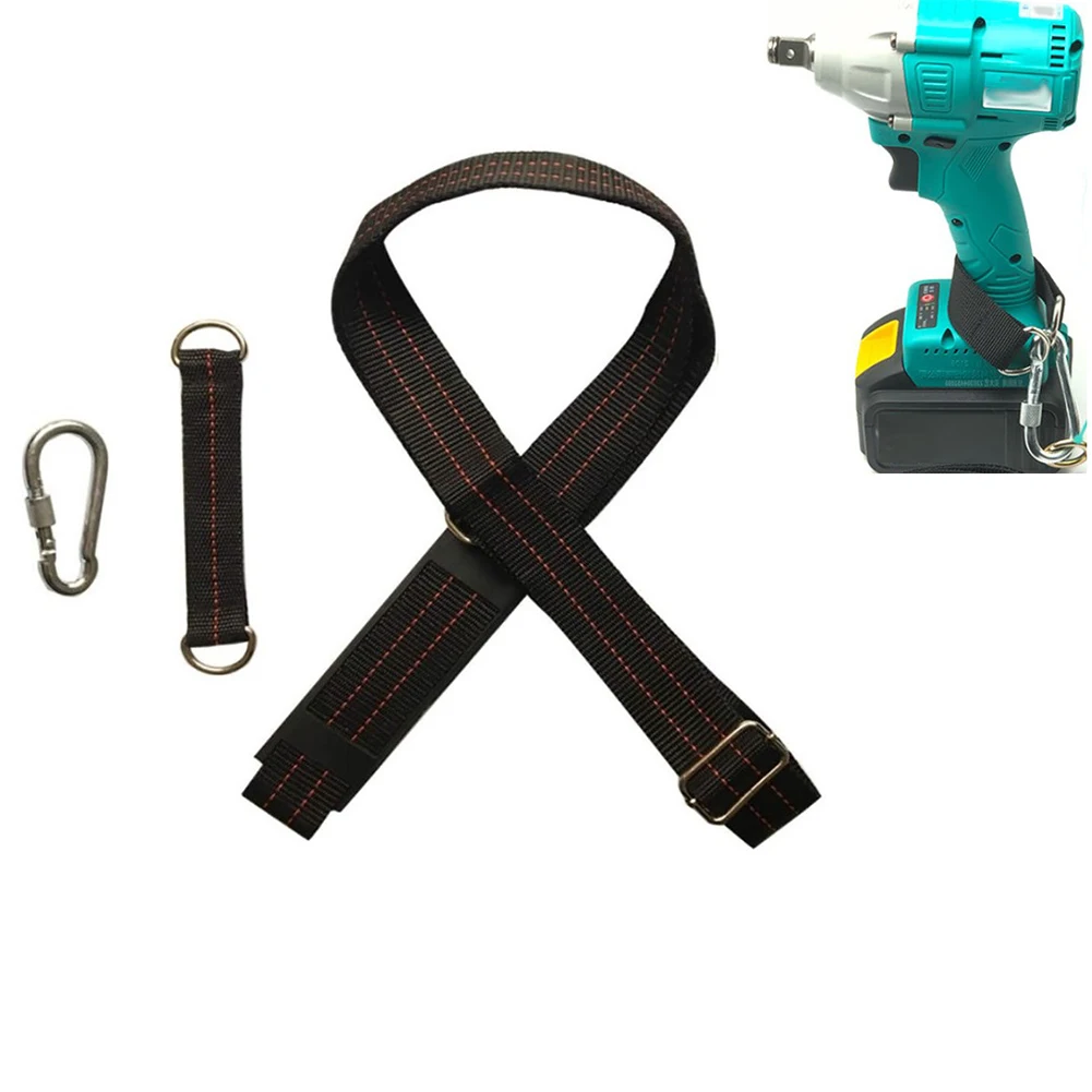 1 Pcs Cordless Drill Wrench Shoulder Strap Harness Tool For Screwdriver Hammer Lithium Ion Wrench Strap Power Tool Accessories