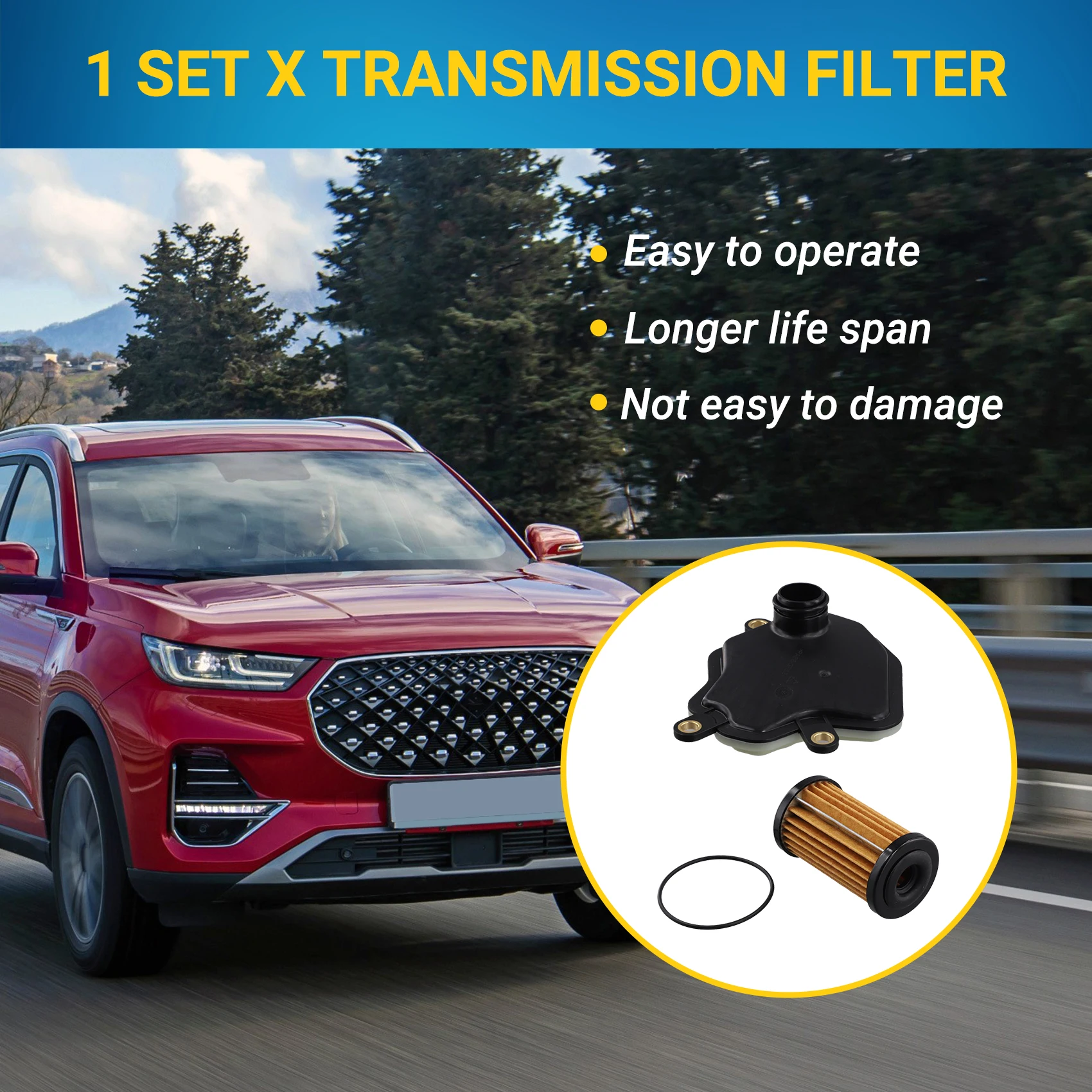 

A33K-Transmission Filter For Chery Tiggo 8/8Pro/7Pro, External Filter 025CHA-1506400, Internal Filter 025CHA-1506510