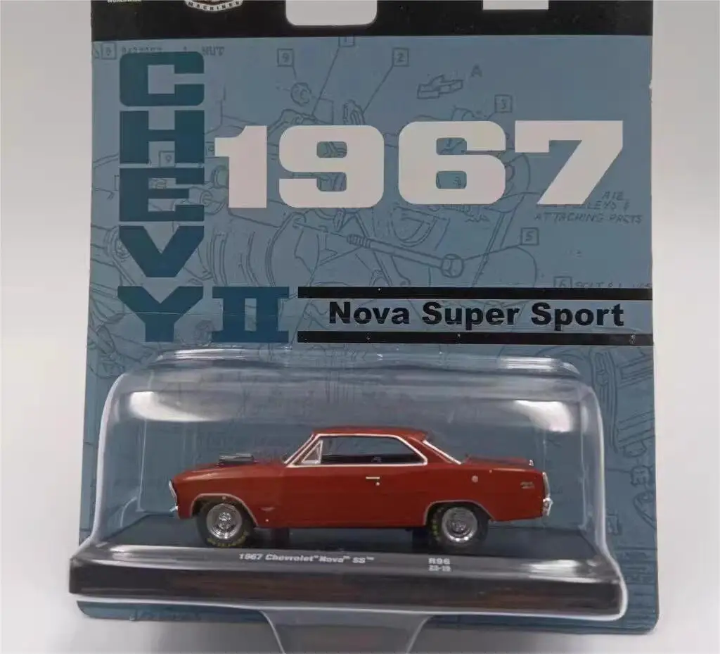 

M2 machines 1:64 1967 nova ss Collection Metal Die-cast Simulation Model Cars Toys