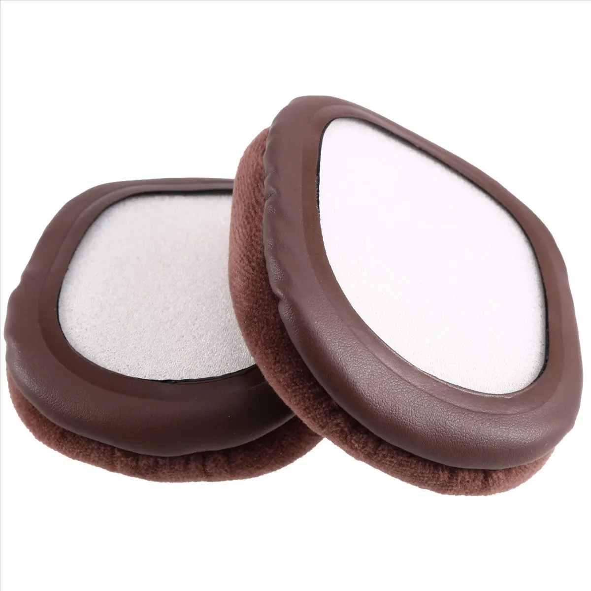 【~ New Y24A】1pair Flannel Sponge Ear Pads Cushion Cover Earpads Replacement for RP-HD605N HD601N HD805N Headset Brown