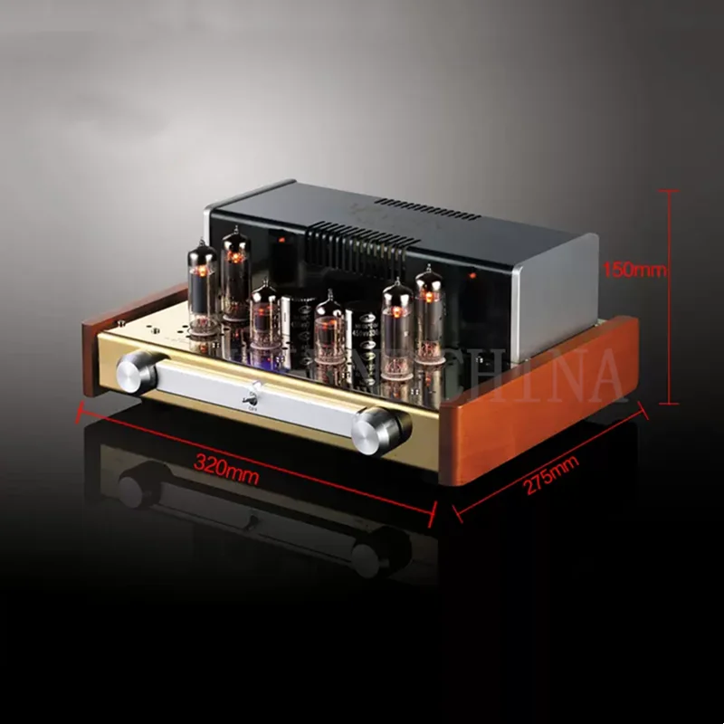 Yaqin Amplificateur Push-rid MC-84L 4*6P14/ EL84 Tube à vide HiFi Audio Power Amp 2*12W (4-8Ω) 110V/220V