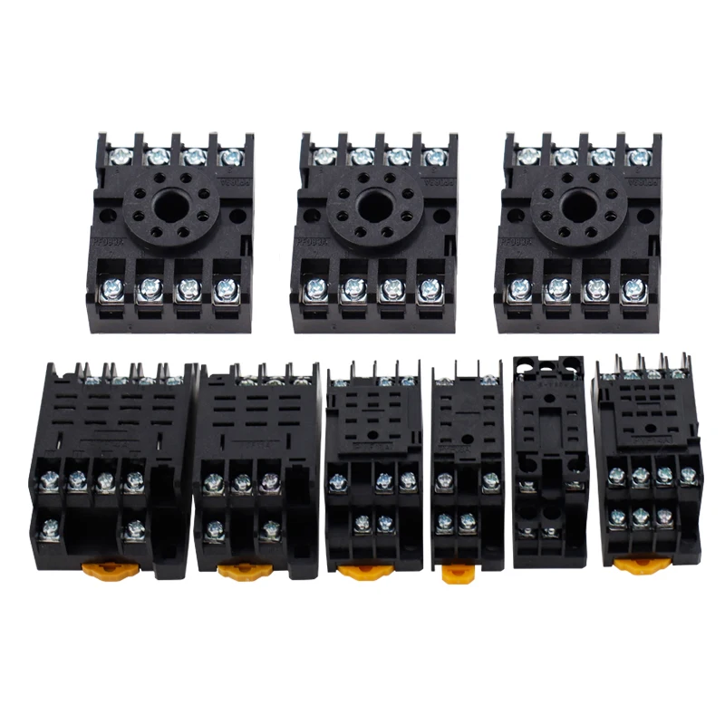 1szt 8pin 11pin 14pin PYF/PTF 14A Podstawa przekaźnika PYF08A MY2NJ MY3NJ MY4NJ LY2NJ LY3NJ LY4NJ Mały przekaźnik pośredni HH52P/HH64P