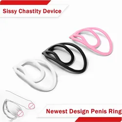 Fufu Clip Panty Chastity Sissy Male Chastity Training Device Fu Fu Light Plastic Trainingsclip Cockcage Sexy Toy For Man