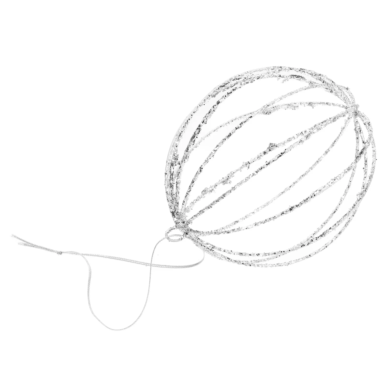 

Christmas Decorations Tree Ball Frost Small Hanging Outdoor Ornaments Metal Fall for