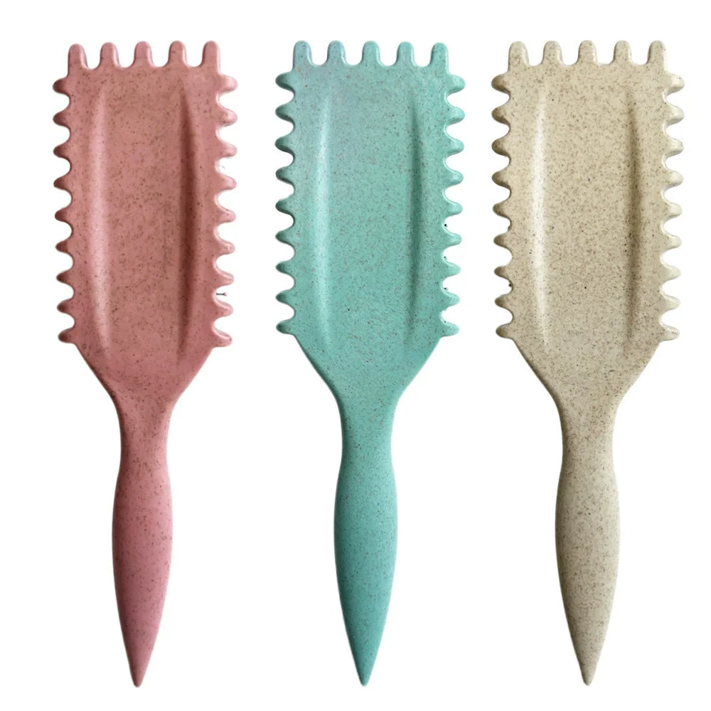 فرشاة تصفيف الشعر الاحترافية لصالونات التجميل قطعة واحدة للرجال والنساء تقلل السحب عند التمشيط وتشكيل الشعر المجعد