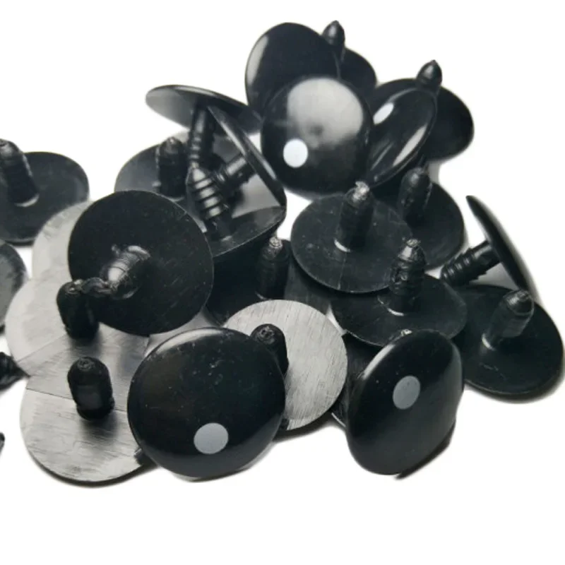 50PCS 12-30MM Plastic Cartoon Safety Eyes for Kid Toy Teddy Bear Doll Puppet Plush Animal Use with Washers Making DIY Hand Craft
