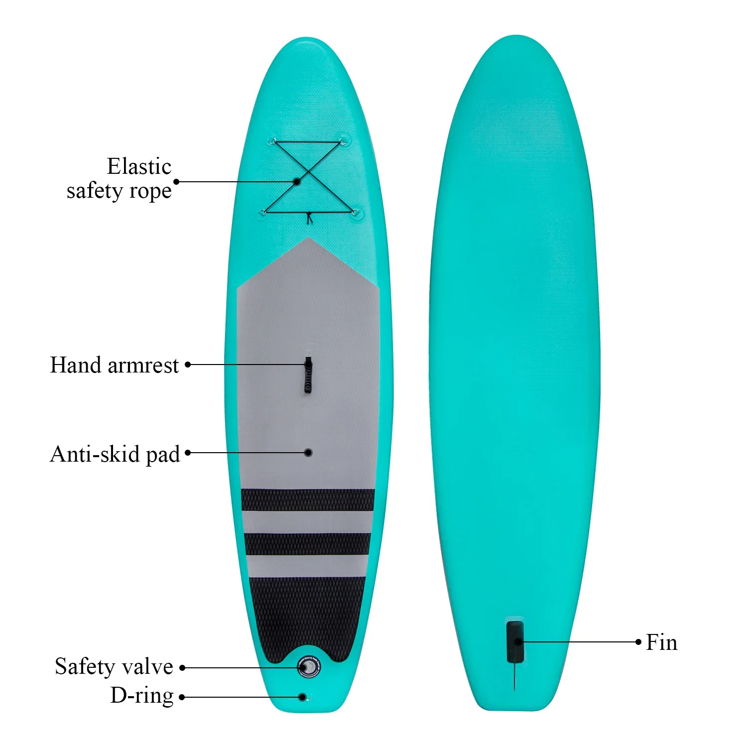 SUP Paddle Board 10'6 320*76*15cm Green Inflatable Ocean Water Board sup Surfboard Drop Stich Pvc Eva Stand up pddle board