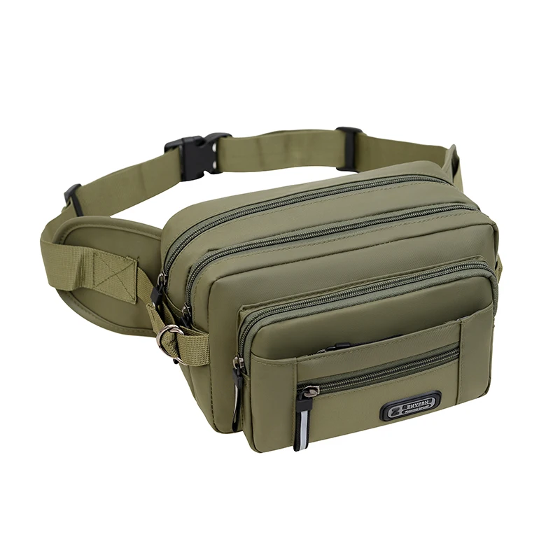 Men's Waist Bag Multifunctional Toolkit, Wear-Resistant Mobile Phone Bag, Running Bag, Leisure Outdoor Sports Waist Bag, Large C