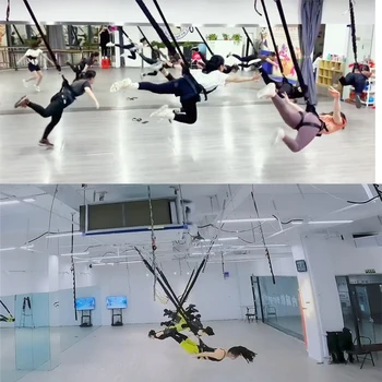 Aerial Bungee Dance Cord! 🏋️‍♀️🎶 3