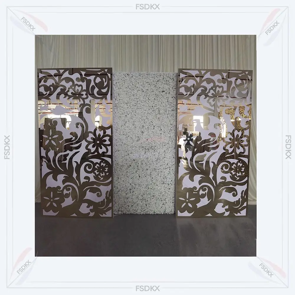 

Cheap Wedding Backdrop Event Stage White Acrylic/pvc Stage Background Wedding Event Arch Stand Design