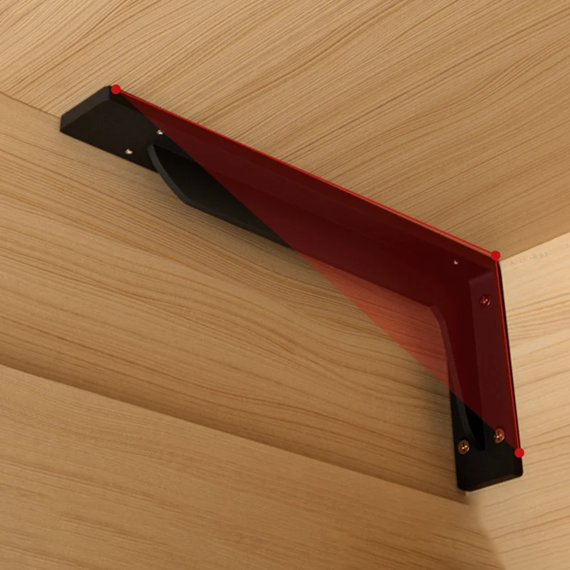 Solid Heavy Duty Steel Hidden Shelf Bracket L Shape Heavy Duty Cast Iron Metal Industrial Black Shelf Bracket wall bracket  wall