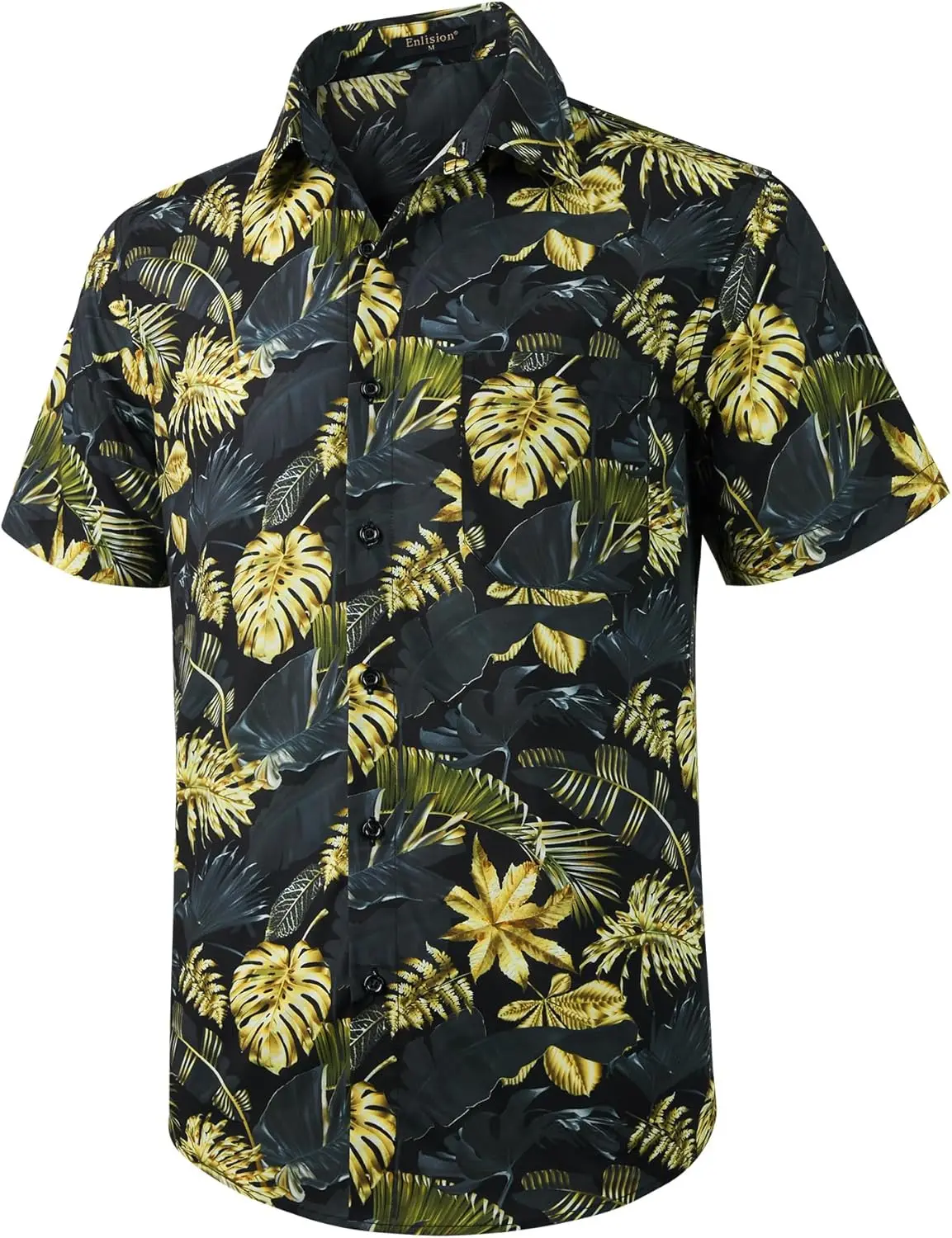 Hawaiian Shirt for Men Short Sleeve Button Down Floral Funky Casual Flowers Palm Tree Pineapple Print Shirt for Beach Holiday