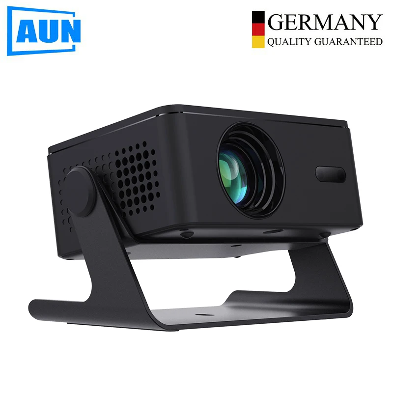 AUN A32 Pro أندرويد 13 العارض المحمولة السينما المسرح المنزلي جهاز عرض LED صغير ثلاثية الأبعاد واي فاي للهاتف الكمبيوتر 4K فيديو 1080P فيلم