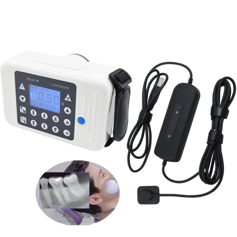 

High Frequency Portable X-Ray Machine Set With Medical X Ray Den tal Imaging System ECO Size 2 RVG Sensor X Ray