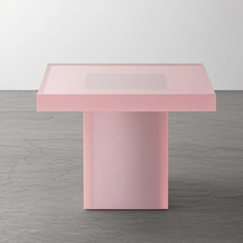 

Acrylic edge matte blue coffee store design high-end artistic sense small simple corner