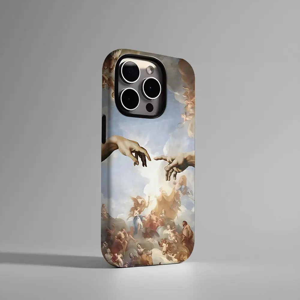 لوحات فنية من عصر النهضة جراب هاتف مغناطيسي 2 في 1 غلاف لامع لهاتف آيفون 16e 16 15 14 13 12 11 Pro Max Plus mini XS #3