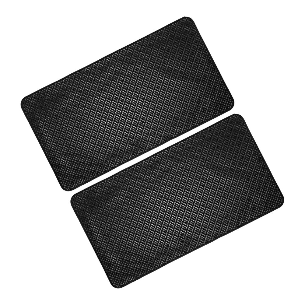 

2pcs Non Slip Car Dashboard Mat Phone Holder Pad Universal Anti Skid Cushion Rubber Storage Mats Vehicle Interior Decor Dash