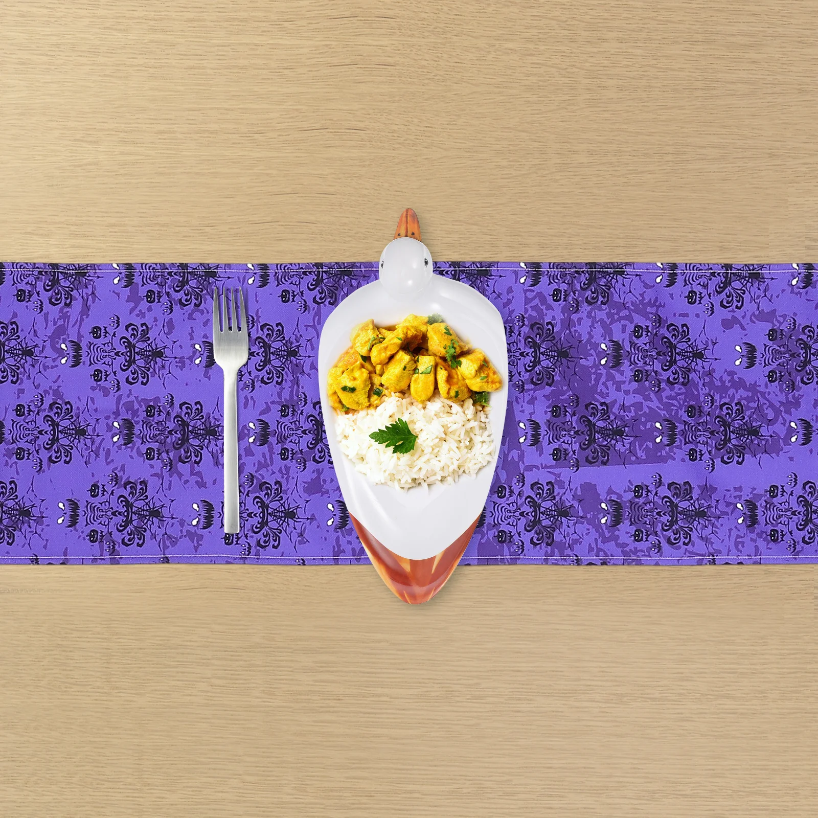 

1Pcs Duck Shape Plate Made of Food Grade Material Exquisite Lightweight Salad Dessert Fruit Snack Serving Dish for Home Kitchen