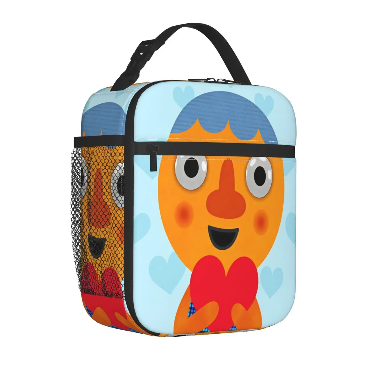 Noodle & Pals Songs Lunch Bag Funny Lunch Box Outdoor Picnic Portable Thermal Lunch Bags For Women Oxford Print Cooler Bag