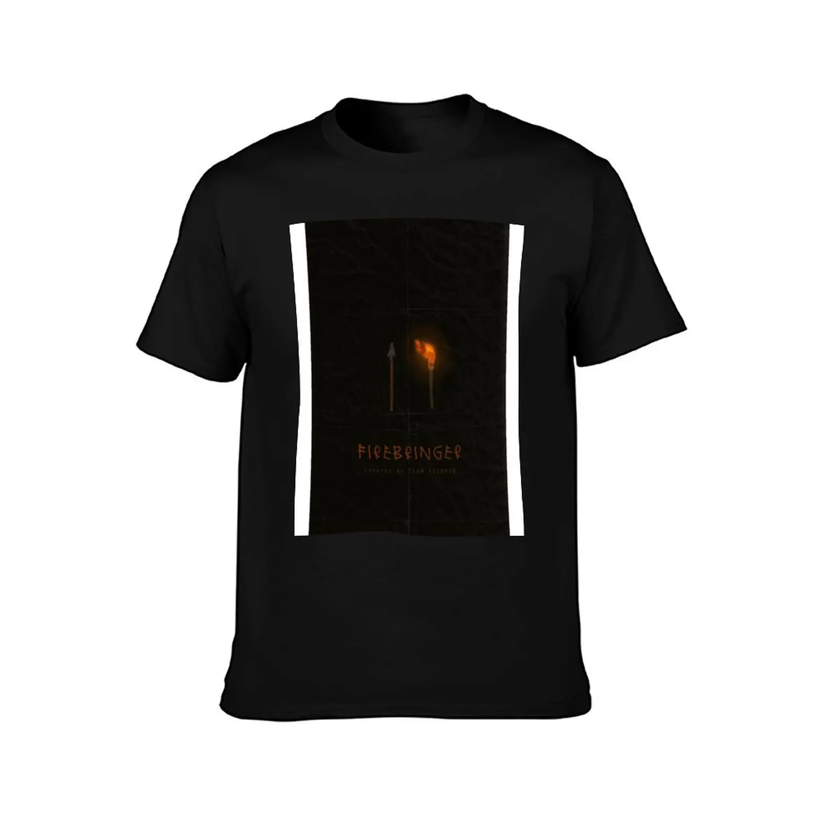 Firebringer minimalistic poster T-Shirt Plus Size Outdoor Casual Top T-Shirt