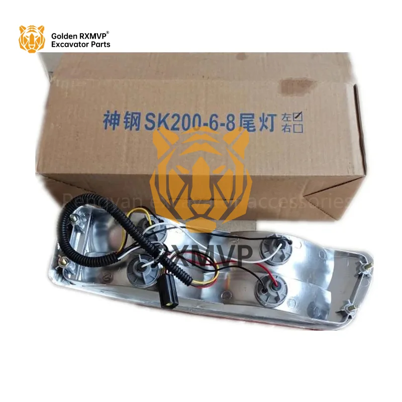 For Excavator KOBELCO SK200 210 230 250 260-6 Super 8 Taillight Rear Light Counterweight Light Accessories digger