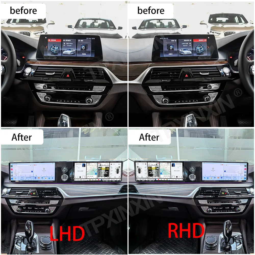 

10 Degree Curved Screen Car Radio For For BMW 5 Series F10 2010-2017 Car Multimedia Player Stereo Auto GPS Navigation Carplay 4G