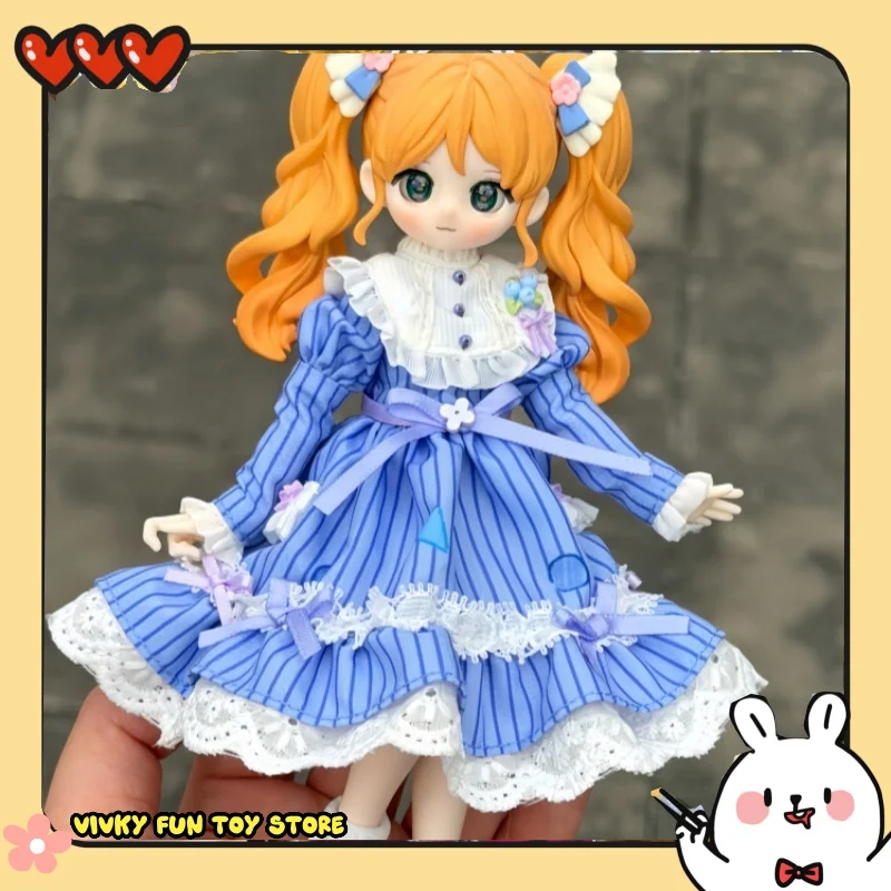 

Little Dog'S Colorful Wardrobe 1/12 Electronic Pet Bjd Mystery Box Pvc Material Movable Doll Figurine Collectible Birthday Gift