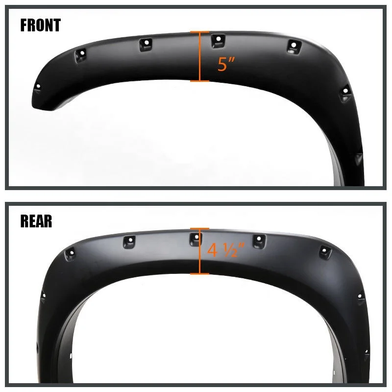 Offroad Car Fenders 4x4 Exterior Accessories for Chevrolet Silverado Fender Flares