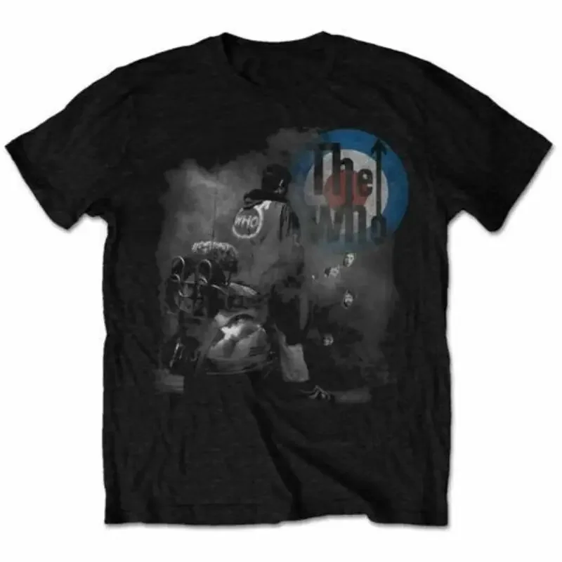 The Who T Shirt Quadrophenia Target Logo Black Classic Rock Band