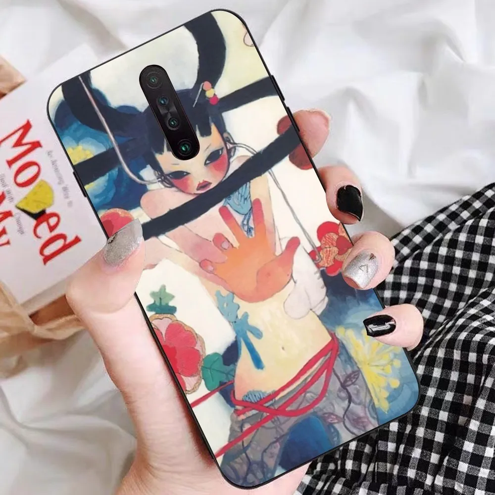 Aya Takano Art Phone Case For Redmi 5 6 7 8 9 10 plus pro 6 7 8 9 A GO K20 K30 K40 pro plus F3 Fundas