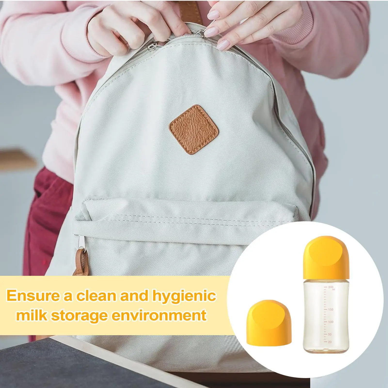 

Bottle Cap Baby Bottle Replacement Caps 3 Piece Replacement Parts Convenient Feeding Accessories For Kids Milk Liquid Juice