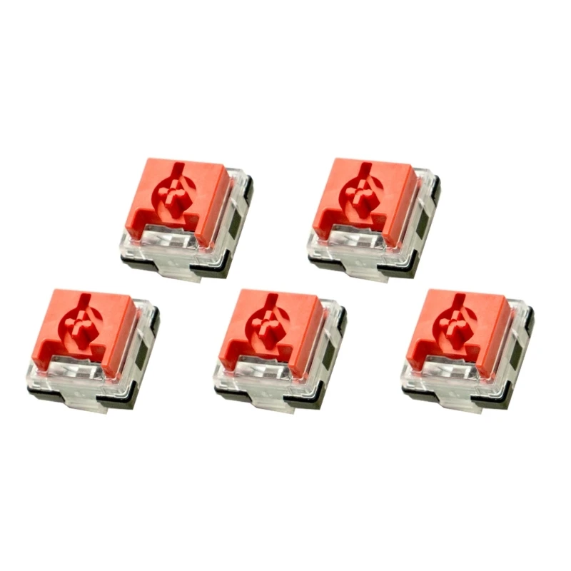 Sakelar Poros Rendah dengan Lampu Latar Responsif Sakelar Keyboard Optik untuk Keyboard Mekanis DeathStalker V2