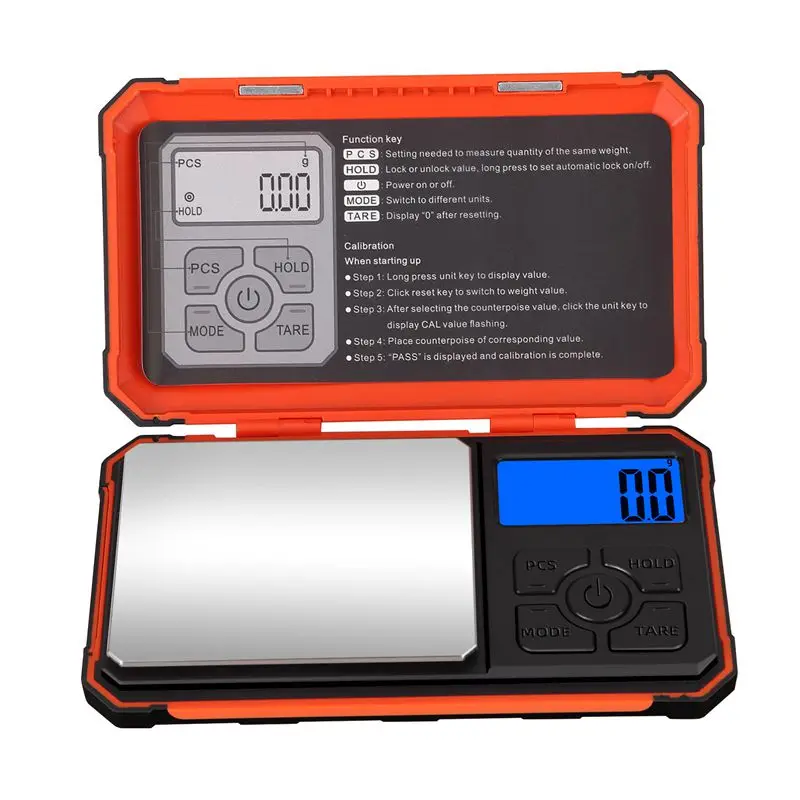 Electronic Jewelry Scales Digital toolbox Portable Precise Graduation Professional Pocket Scale  Milligram Calibration Weights