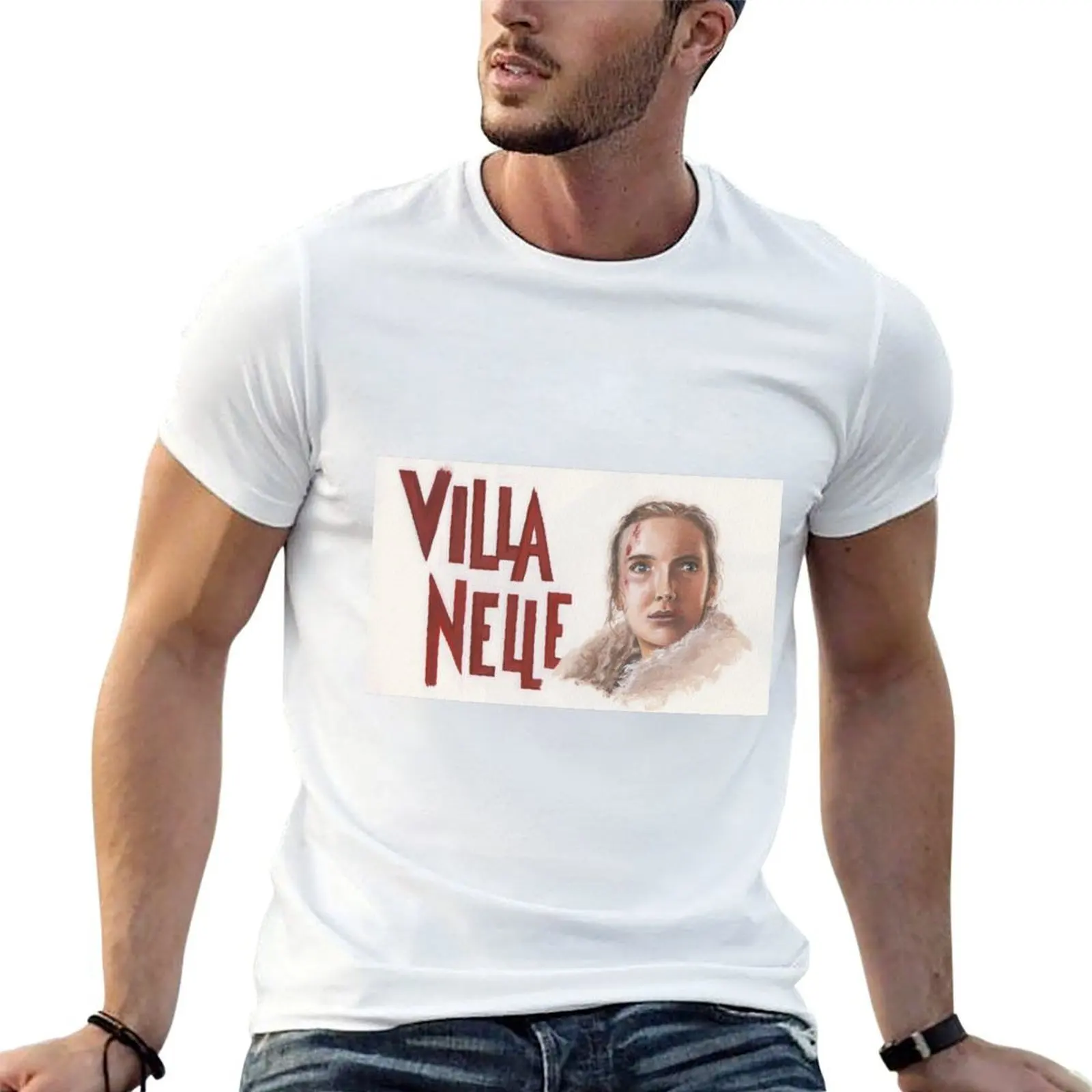 Villanelle T-Shirt funny shirt cotton designer shirts mens clothing