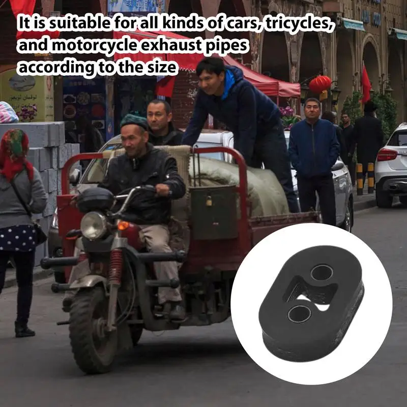 Rubberen Uitlaat Hangers Slijtvaste Uitlaat Demping Hanger Auto Uitlaat Hangers Multifunctionele Uitlaat Demper Hanger