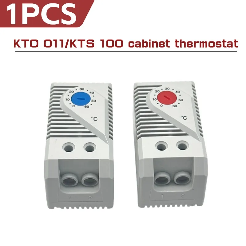 KTS011 KTO011 NO NC Controlador de temperatura Interruptor mecánico Gabinete Termostato y control de humedad 0-60 ℃   AC250V 10A