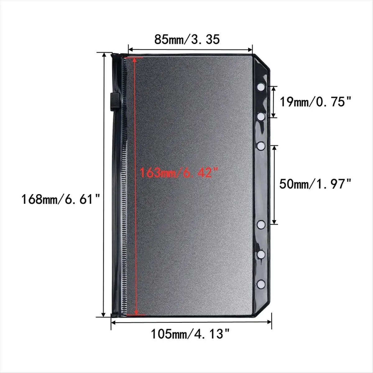 Abjs 12Pcs Black A6… - image