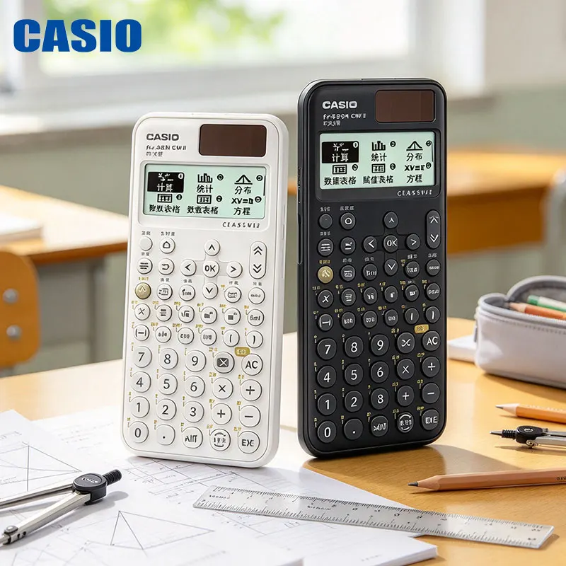 Casio FX-999CN CW/FX-82ES/AX-12B/MH-12 Exam Function Scientific Computer Dual-purpose for Commuting and Learning