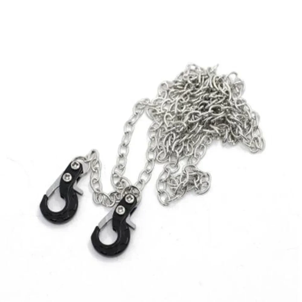 Accessoires de chaîne de crochet de remorque pour voiture RC sur chenilles de Simulation SCX10 D90 D110 TF2 TRX4